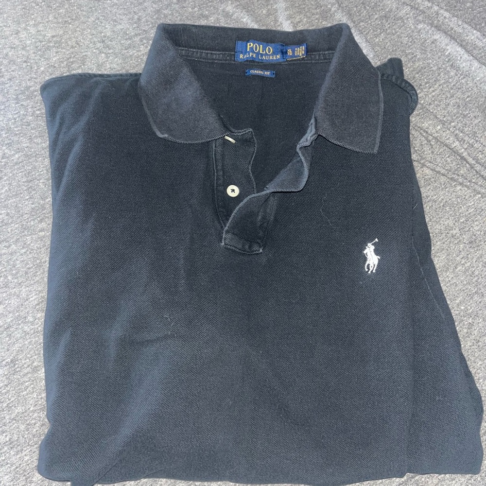 Ralph Lauren Men's Polo Shirt in Black